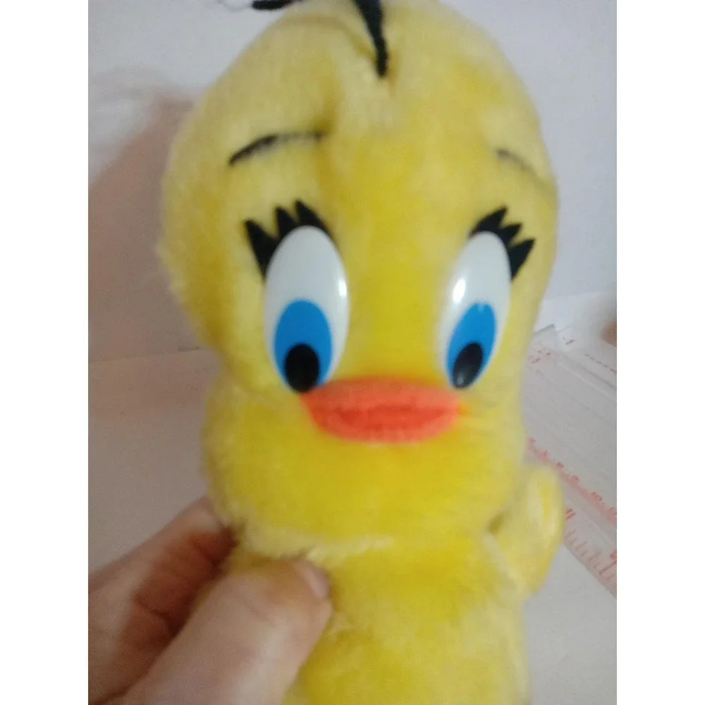 Tweety Bird Plush Stuffed Animal Looney Tunes Yellow Orange Feet 8